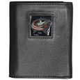 Columbus Blue Jackets® Deluxe Leather Tri-fold Wallet